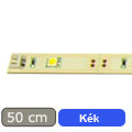 x.Merev LED csík (10x5050 SMD LED - 500 mm) kék