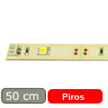 x.Merev LED csík (10x5050 SMD LED - 500 mm) piros