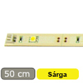 x.Merev LED csík (10x5050 SMD LED - 500 mm) sárga