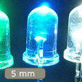 x.LED Dióda (5 mm - kerek) Kék