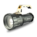 LED kézi reflektor (10W) akkumulátoros, zoom funkcióval