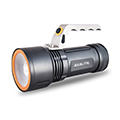 LED kézi reflektor (5W) akkumulátoros, zoom funkcióval