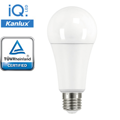 E27 LED lámpa (17.5W/200°) Körte - hideg fehér (IQ LED - TÜV)
