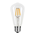 E27 LED izzó Retro filament (4W/360°) ST58 Körte - természetes fehér