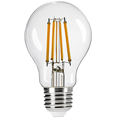 E27 LED izzó Retro filament (7W/320°) Körte - meleg fehér