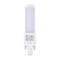 LED lámpa G24 PL (6W/120°) meleg fehér Utolsó darabok!