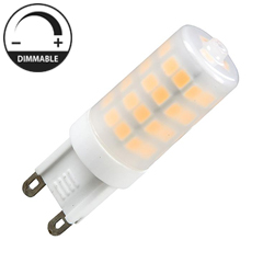 LED lámpa G9 (4W/320°) Rúd - meleg fehér, dimmelhető
