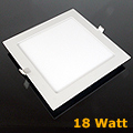 LED panel (223 mm) 18W (négyzet) természetes f, süllyeszt.