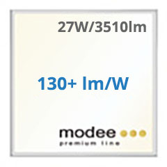 LED panel (595 x 595 mm) 27W - Philips tápegység - természetes fehér, 130lm/W