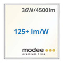 LED panel (595 x 595 mm) 36W - Philips tápegység - 4000K, 125lm/W