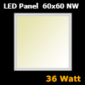 LED panel (600 x 600 mm) 36W - természetes fehér