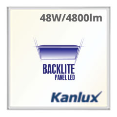 LED panel (600 x 600mm) 48W/4800Lm - természetes fehér 120° (Blingo - Backlite panel)