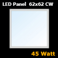 LED panel (620 x 620 mm) 45W - hideg fehér
