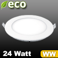 Promo LED panel (kör alakú) 24W - meleg fehér