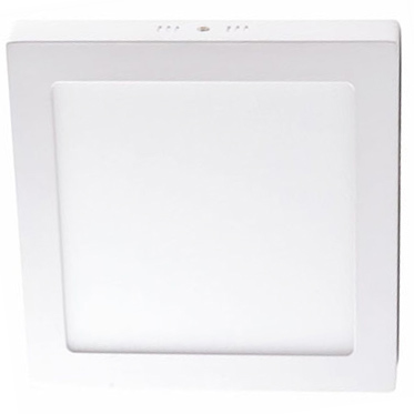 Slim falon kívüli LED panel (négyzet alakú) 18W - hideg fehér