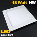 LED panel (225 mm) 18W (négyzet) term. fehér, sülly.
