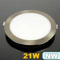 LED panel szatén-n. (225 mm) 21W természetes fehér, sülly.