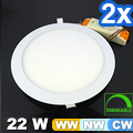 Dimmelhető, állítható színhőm. LED panel (22W) (2 db)