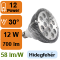 x. PAR38 LED lámpa E27 (PowerLED/12W/30°) hideg fehér