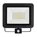 LED reflektor (100W/120°) - fekete - 4500K - mozgásérzékelős