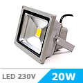 20W LED reflektor - COB LED Hideg fehér