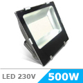 Slim LED reflektor (500W/100°) Hideg fényű