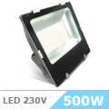 Slim LED reflektor (500W/100°) Természetes fényű