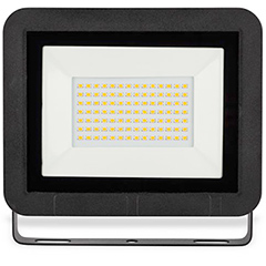 FloodLight LED reflektor (50W/120°) fekete - természetes fehér