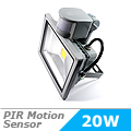 20W LED reflektor - COB LED (Mozgásérzékelős) Hideg fehér