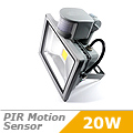 20W LED reflektor - COB LED (Mozgásérzékelős) Meleg fehér