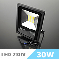 SMD LED reflektor (30W/150°) Természetes fehér