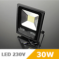 SMD LED reflektor (30W/150°) Meleg fehér