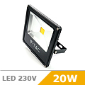 20W LED reflektor - COB LED (Vékony) Meleg fehér