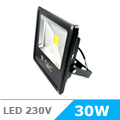 30W LED reflektor - COB LED (Vékony) Hideg fehér