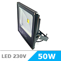 50W LED reflektor - COB LED (Vékony) Hideg fehér