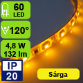 LED szalag beltéri (3528-60) - sárga