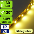 x.Flexi LED szalag beltéri (3528-60-BN) - meleg fehér