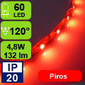LED szalag beltéri (3528-60-BN) - piros