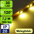 x.Flexi LED szalag beltéri (5050-30-BN) - meleg fehér
