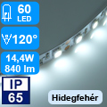 LED szalag kültéri (5050-60) - hideg Legerősebb!