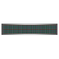 Világító LED reklámtábla - videófal, USB (P13 RGB) 16x96 cm
