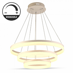 Ledes design csillár (80W) - meleg fényű (3906) dimmelhető