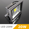 -LED reflektor 20W COB LED (új bevonattal) Meleg fehér