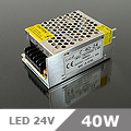 LED tápegység 24 Volt, ipari (40W/1.66A) Slim (vékony)