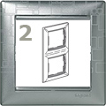 Valena-keret alumínium-négyzetmintás, függőleges, (2-es)