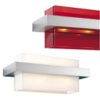 x-Lirio Ace fali lámpa, 2x42W G9, fehér / piros
