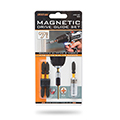Bittartó mélységhatárolóval, mágneses rögzítéssel, 6 darabos (1/4" PH2 BIT) Kifutó!