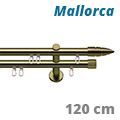 Mallorca belső csúszású karnis (réz) 2 soros - 120 cm Utolsó darab!