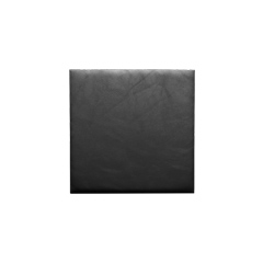 Bőr falpanel, bőrpanel, Márvány fekete (25x25 cm)