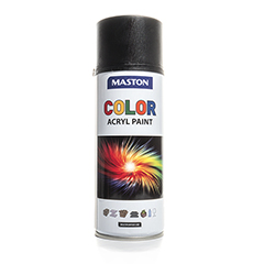 Acryl Color szórófesték (400 ml) mélyfekete fényes